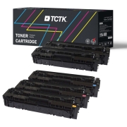 Multipack (4) Toners Meerdere kleuren Compatibel met HP Color LaserJet Canon imageCLASS MF, LBP - Vervangt 201X (CF401X) / 203X (CF541X) / CRG-045H (1245C002) / CRG-054H (3027C002)